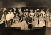 Beauty and the Beast 1950 WI drama group pantomime 1950