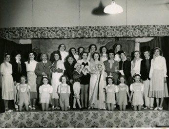 The group performed various plays and pantomimes