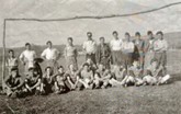 An annual football match between the two sides of the village