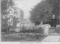 View of St Andrew’s church from the top of Church Lane