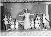 Cinderella 1954 Pantomime 1954 in old village hall