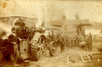 Threshing at Badger’s Peaning 1896 Vining’s Farm Dundon