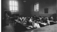 School classroom 1952 School classroom 1952