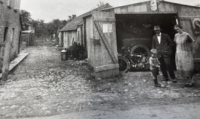 The old garage c1930 The old garage c1930